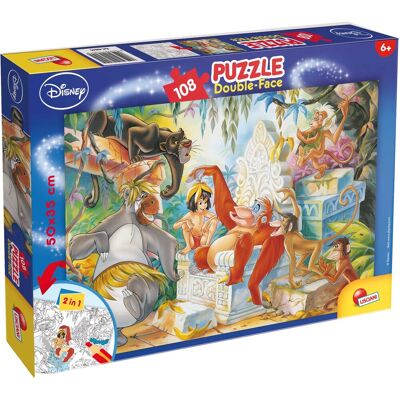LISCIANI GIOCHI - Puzzle Double-Face Plus 108 - Puzzle LISCIANI GIOCHI - Puzzle Double-Face Plus 108 - Puzzle