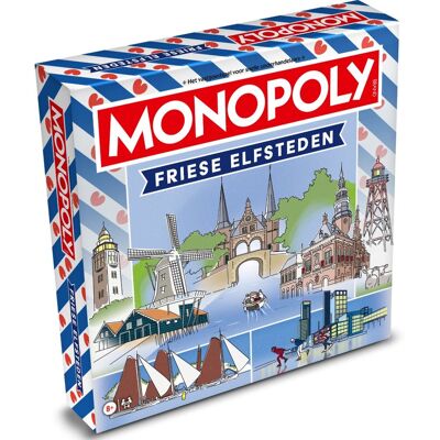 Identity Games Monopoly friese elfsteden - speciale editie - bordspel Identity Games Monopoly friese elfsteden - speciale editie - bordspel