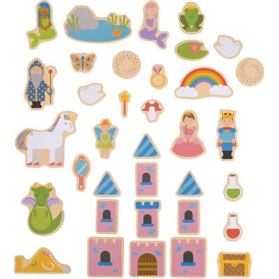 Bigjigs Magneetset Fantasie - 35 Stuks Bigjigs Magneetset Fantasie - 35 Stuks