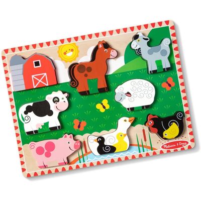 Melissa & Doug - houten puzzel - boerderij Melissa & Doug - houten puzzel - boerderij