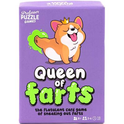 Professor Puzzle Queen of farts kaartspel - en Professor Puzzle Queen of farts kaartspel - en