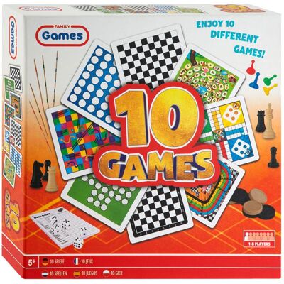 Creative Group Klassieke Bordspellen Doos 10in1 Multi kleuren Creative Group Klassieke Bordspellen Doos 10in1 Multi kleuren
