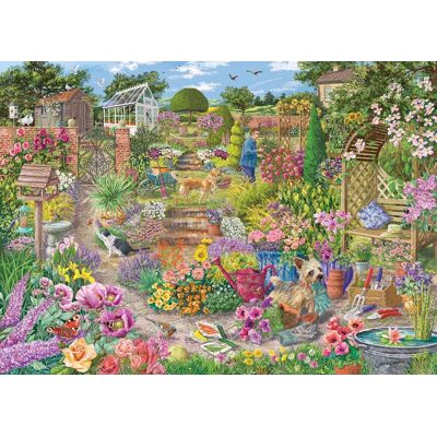 Gibsons Garden in Bloom 1000-delige Legpuzzel - Puzzel Gibsons Garden in Bloom 1000-delige Legpuzzel - Puzzel
