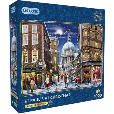 Gibsons - st paul's at christmas (door richard macneil) - 1000 stukjes 68×49cm (b×h) - legpuzzel voor volwassenen Gibsons - st paul's at christmas (door richard macneil) - 1000 stukjes 68×49cm (b×h) - legpuzzel voor volwassenen