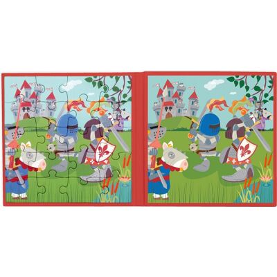 Scratch Puzzle Magnetisch - Ridders - Puzzel voor kinderen Scratch Puzzle Magnetisch - Ridders - Puzzel voor kinderen