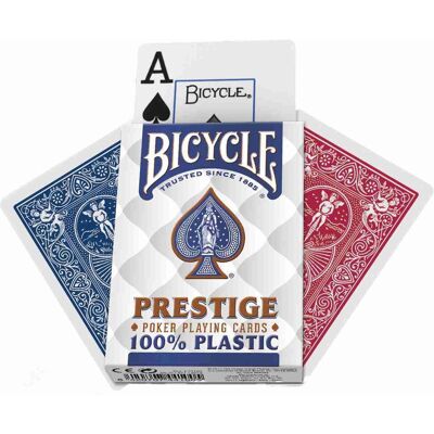 Bicycle prestige 100% plastic - 1 pakje speelkaarten Bicycle prestige 100% plastic - 1 pakje speelkaarten