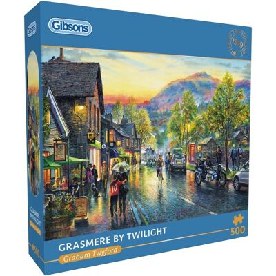 Gibsons - grasmere in schemering ("grasmere by twilight") - graham twyford - 500 stukjes - 48×34cm - legpuzzel voor volwassenen Gibsons - grasmere in schemering ("grasmere by twilight") - graham twyford - 500 stukjes - 48×34cm - legpuzzel voor volwassenen