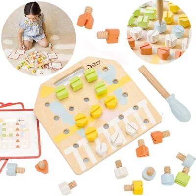 Classic World Klassieke wereld houten manipulatieve bordlogische puzzel - uni Classic World Klassieke wereld houten manipulatieve bordlogische puzzel - uni