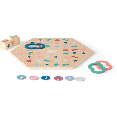BS Toys feestparen! - houten speelgoed vanaf 4 jaar - educatief behendigheidsspel & snelheidsspel voor 2-3 spelers - zoek afbeeldingsparen met dobbelstenen - met 3 zoekfiguren & 18 chips - kinderspel voor concentratie, focus & snel reageren BS Toys feestparen! - houten speelgoed vanaf 4 jaar - educatief behendigheidsspel & snelheidsspel voor 2-3 spelers - zoek afbeeldingsparen met dobbelstenen - met 3 zoekfiguren & 18 chips - kinderspel voor concentratie, focus & snel reageren