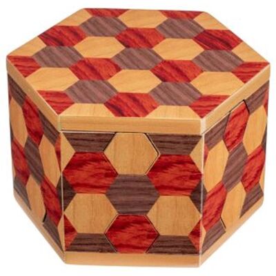 Philos puzzelbox honingraat breinbreker cadeau-opbergdoos. Philos puzzelbox honingraat breinbreker cadeau-opbergdoos.