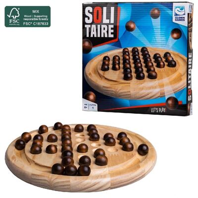 Clown Games - solitaire - hout - fsc-gecertificeerd Clown Games - solitaire - hout - fsc-gecertificeerd