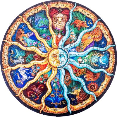 Matgames - Luna A4 - 119 stukken - Houten puzzel Matgames - Luna A4 - 119 stukken - Houten puzzel