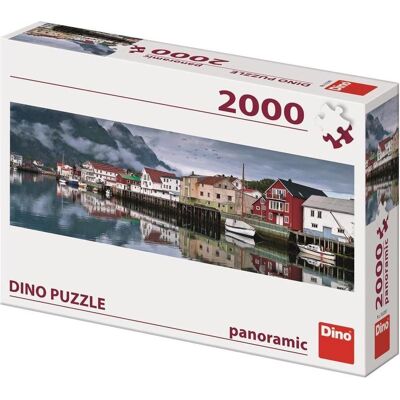 DinoToys Dino Puzzel Vissersdorp - 2000 Stukjes DinoToys Dino Puzzel Vissersdorp - 2000 Stukjes