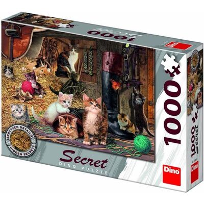 DinoToys Puzzel - Kittens 1000 Stukjes - Puzzel DinoToys Puzzel - Kittens 1000 Stukjes - Puzzel
