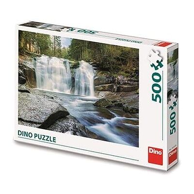 DinoToys Watervallen Mumlava Puzzel - 500 Stukjes DinoToys Watervallen Mumlava Puzzel - 500 Stukjes