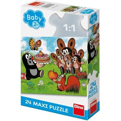 Dino Puzzle Mole: verjaardag maxi 24 stukjes - Puzzel Dino Puzzle Mole: verjaardag maxi 24 stukjes - Puzzel