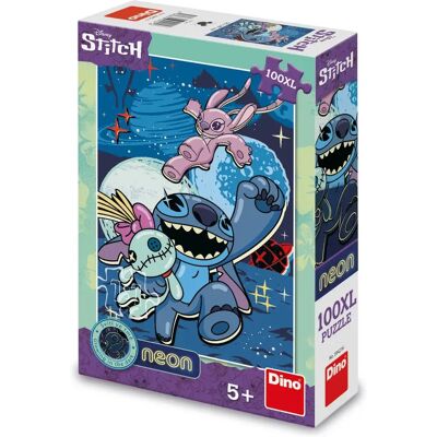 Dino Puzzle XL Stitch Neon - Soort Puzzel Dino Puzzle XL Stitch Neon - Soort Puzzel
