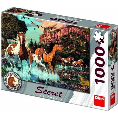 DinoToys Dino puzzel - paarden 1000 stukjes DinoToys Dino puzzel - paarden 1000 stukjes