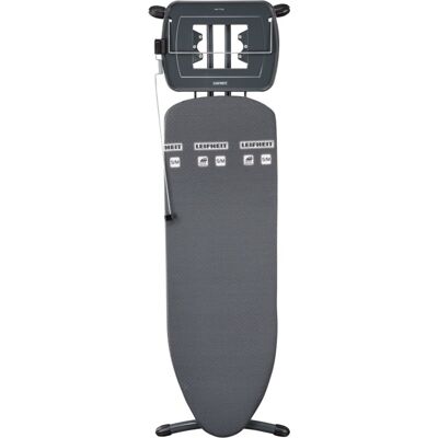 Leifheit strijkplank air board express m solid - 120x38 cm - geschikt voor stoomgenerator - zwart Leifheit strijkplank air board express m solid - 120x38 cm - geschikt voor stoomgenerator - zwart