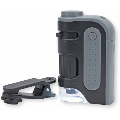 Carson handmicroscoop mm-350 microbrite plus 60-120x met smartphone adapter Carson handmicroscoop mm-350 microbrite plus 60-120x met smartphone adapter