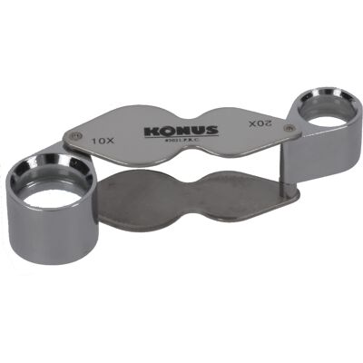 Konus dubbele loep 10x-20x Konus dubbele loep 10x-20x