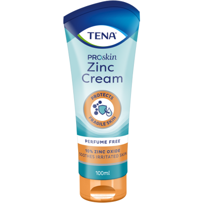 TENA Zinc Cream - 5 flesjes van 100 ml TENA Zinc Cream - 5 flesjes van 100 ml