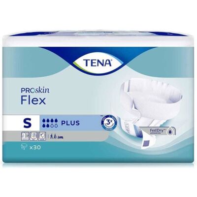 Tena Proskin Flex Plus Small - 3 pakken van 30 stuks Tena Proskin Flex Plus Small - 3 pakken van 30 stuks