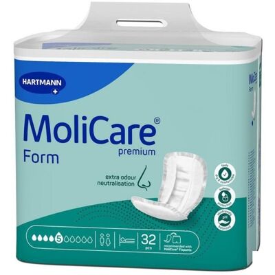 Hartmann Molicare Premium Form 5 druppels - 8 pakken van 32 stuks Hartmann Molicare Premium Form 5 druppels - 8 pakken van 32 stuks