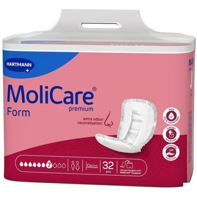 Hartmann Molicare Premium Form 7 druppels - 8 pakken van 32 stuks Hartmann Molicare Premium Form 7 druppels - 8 pakken van 32 stuks