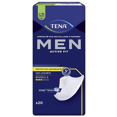 Tena Men Active Fit Level 2 - 12 pakken van 20 stuks Tena Men Active Fit Level 2 - 12 pakken van 20 stuks