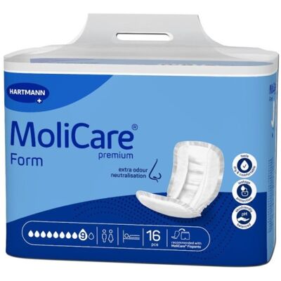 Hartmann Molicare Premium Form 9 druppels - 4 pakken van 16 stuks Hartmann Molicare Premium Form 9 druppels - 4 pakken van 16 stuks
