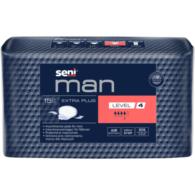 Seni - Seni Man Extra Plus Level 4 - 22.5 x 27 cm - 700 ml - Bescherming Seni - Seni Man Extra Plus Level 4 - 22.5 x 27 cm - 700 ml - Bescherming
