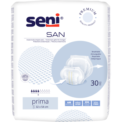 Seni San Prima - 4 pakken van 30 stuks Seni San Prima - 4 pakken van 30 stuks