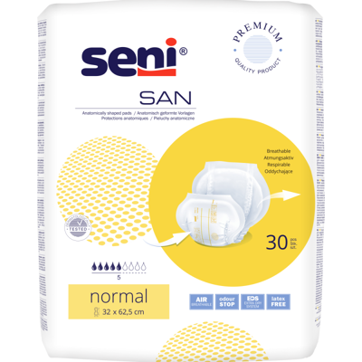 Seni San Normal - 4 pakken van 30 stuks Seni San Normal - 4 pakken van 30 stuks