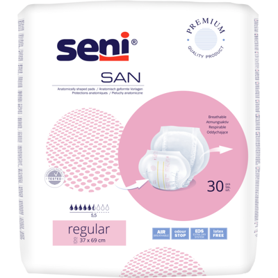 Seni San Regular - 3 pakken van 30 stuks Seni San Regular - 3 pakken van 30 stuks