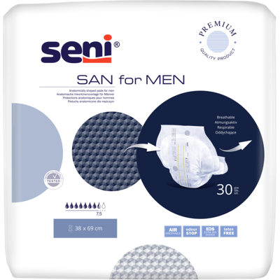 Seni San For Men - 3 pakken van 30 stuks Seni San For Men - 3 pakken van 30 stuks