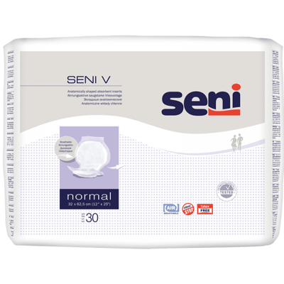 Seni V Normal - Anatomische insert - 8 pakken van 30 stuks Seni V Normal - Anatomische insert - 8 pakken van 30 stuks