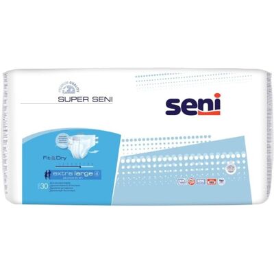 Seni Super XL - 4 pakken van 30 stuks Seni Super XL - 4 pakken van 30 stuks
