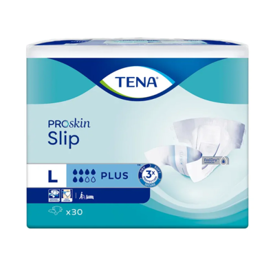Tena Proskin Slip Plus Large - 3 pakken van 30 stuks Tena Proskin Slip Plus Large - 3 pakken van 30 stuks