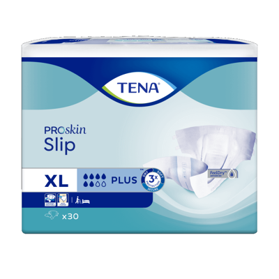Tena Proskin Slip Plus XL - 3 pakken van 30 stuks Tena Proskin Slip Plus XL - 3 pakken van 30 stuks
