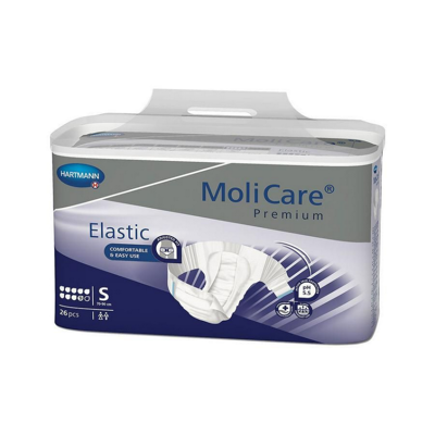 Hartmann Molicare Premium Slip Elastic 9 druppels Small - 6 pakken van 26 stuks Hartmann Molicare Premium Slip Elastic 9 druppels Small - 6 pakken van 26 stuks