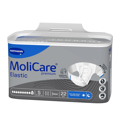 Hartmann Molicare Premium Slip Elastic 10 druppels Small - 3 pakken van 22 stuks Hartmann Molicare Premium Slip Elastic 10 druppels Small - 3 pakken van 22 stuks