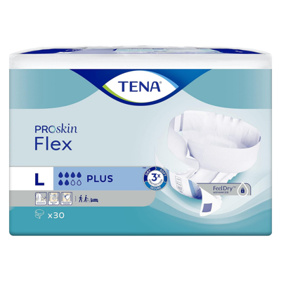 Tena Proskin Flex Plus Large - 6 pakken van 30 stuks Tena Proskin Flex Plus Large - 6 pakken van 30 stuks