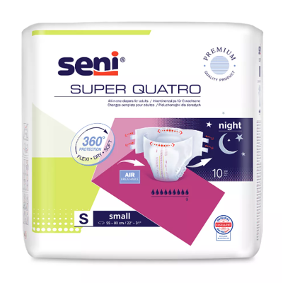 Seni Super Quatro Small - 24 pakken van 10 stuks Seni Super Quatro Small - 24 pakken van 10 stuks