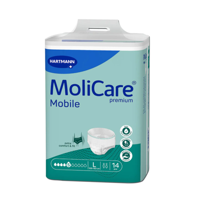 Hartmann Molicare Mobile 5 druppels Large - 10 pakken van 14 stuks Hartmann Molicare Mobile 5 druppels Large - 10 pakken van 14 stuks