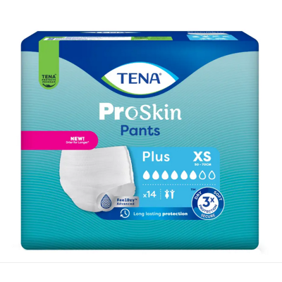 Tena Proskin Pants Plus XS - 12 pakken van 14 stuks Tena Proskin Pants Plus XS - 12 pakken van 14 stuks