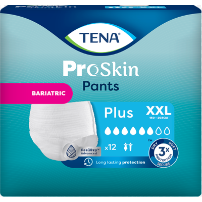 Tena Proskin Pants Plus XXL (Bariatrisch) - 8 pakken van 12 stuks Tena Proskin Pants Plus XXL (Bariatrisch) - 8 pakken van 12 stuks