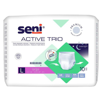 Seni Active Trio Large - 16 pakken van 10 stuks Seni Active Trio Large - 16 pakken van 10 stuks