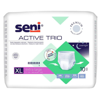 Seni Active Trio XL - 1 pak van 10 stuks Seni Active Trio XL - 1 pak van 10 stuks