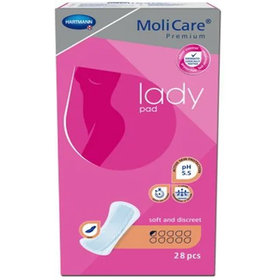 Hartmann Molicare Premium Lady Pads 0.5 druppel - 8 pakken van 28 stuks Hartmann Molicare Premium Lady Pads 0.5 druppel - 8 pakken van 28 stuks
